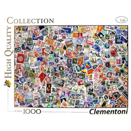 Clementoni Παζλ Quality Collection Γραμματόσημα 1000 Τμχ 1220-39387 8005125393879