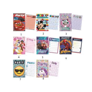 Group Operation Party Invitations - 1 Piece F01876 8719558018765