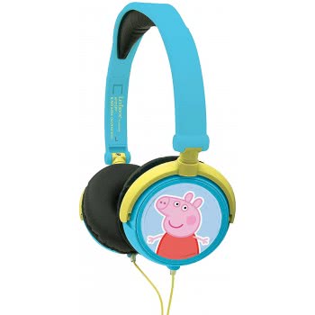 Lexibook Peppa Pig Stereo Wired Foldable Headphone With Kids Safe Volume HP015PP 3380743058917
