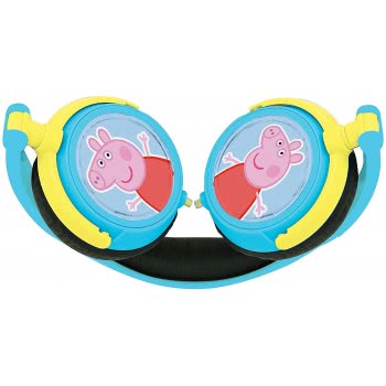 Lexibook Peppa Pig Stereo Wired Foldable Headphone With Kids Safe Volume HP015PP 3380743058917
