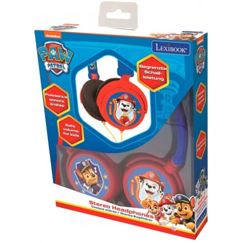 Lexibook Ακουστικά Paw Patrol Stereo Wired Foldable Headphone With Kids Safe Volume HP015PA 3380743075327