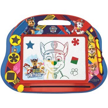 Lexibook Πίνακας Γράψε-Σβήσε Paw Patrol Magnetic Multicolor Drawing Board With Accessories A5 Format CRPA550 3380743082080