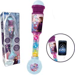 Lexibook Μικρόφωνο Frozen Trendy Με Φως Και Ηχεία (Aux-In), Μελωδίες Και Ηχητικά Εφέ MIC90FZ 3380743087436