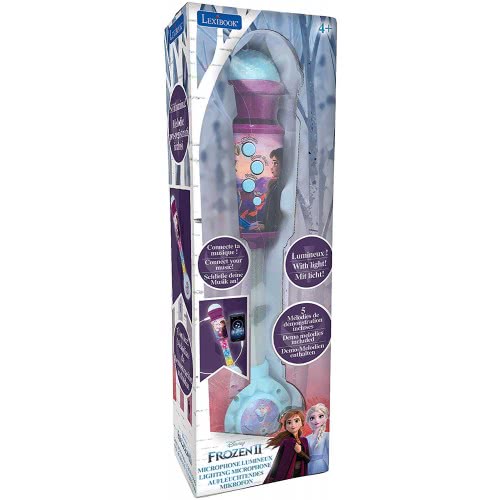 Lexibook Μικρόφωνο Frozen Trendy Με Φως Και Ηχεία (Aux-In), Μελωδίες Και Ηχητικά Εφέ MIC90FZ 3380743087436