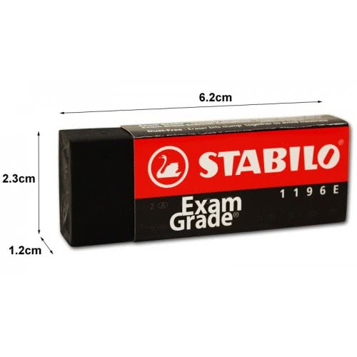 STABILO Γόμα  Μαύρη 1196 Exam Grade 128119612 9556091128341