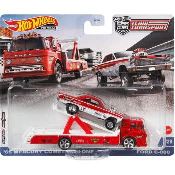 Mattel Hot Wheels Premium 2021 Team Transport 28 65 Mercury Comet Cyclone / Ford C-800 FLF56 / GRK59 887961906387