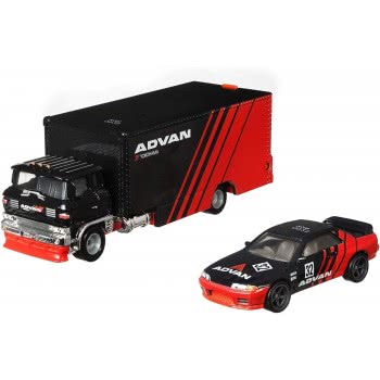 Mattel Hot Wheels Premium 2021 Team Transport 27 Nissan Skyline Gt-R / Sakura Sprinter FLF56 / GRK55 887961906257