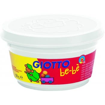 Giotto Bebe Πλαστοζυμαράκι Με Φυσικά Συστατικά 3 X 100 Gr Λευκό - Πράσινο - Μπλε 000462503 8000825462528