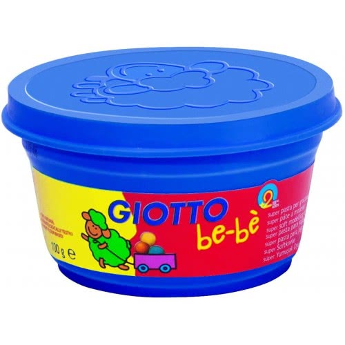 Giotto Bebe Πλαστοζυμαράκι Με Φυσικά Συστατικά 3 X 100 Gr Λευκό - Πράσινο - Μπλε 000462503 8000825462528
