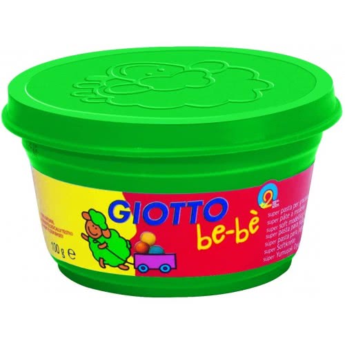 Giotto Bebe Πλαστοζυμαράκι Με Φυσικά Συστατικά 3 X 100 Gr Λευκό - Πράσινο - Μπλε 000462503 8000825462528