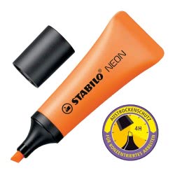 STABILO Μαρκαδόρος  Neon Υπογράμμισης Πορτοκαλί 128072042 4006381401135