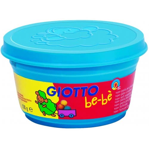 Giotto Bebe Πλαστοζυμαράκι Με Φυσικά Συστατικά 3 X 100 Gr Κίτρινο - Μπλε - Κόκκινο 000462501 8000825462504