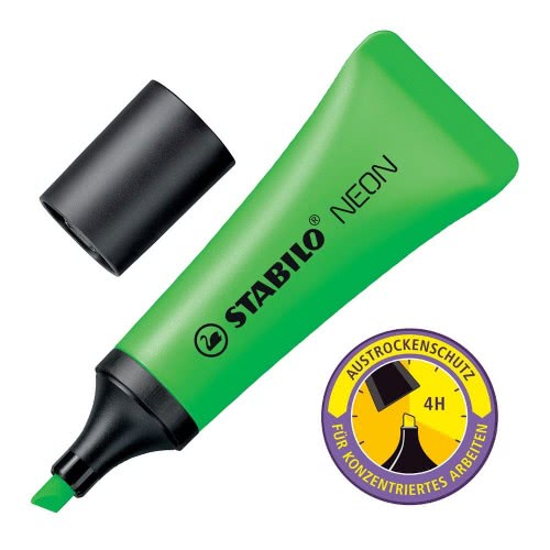 STABILO Μαρκαδόρος Neon Υπογράμμισης Πράσινο 128072042 4006381401074