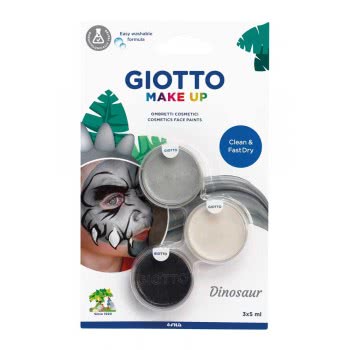 Giotto Make Up 3 Face Paints Δεινόσαυρος 000475600 8000825032486