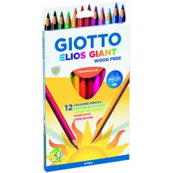 Giotto Elios Giant Ξυλομπογιές 12 Τεμαχίων 000221500 8000825012334