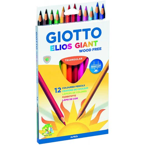 Giotto Elios Giant Ξυλομπογιές 12 Τεμαχίων 000221500 8000825012334