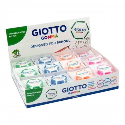Giotto Γόμα Happy Gomma Πολύγωνο 1 Τεμάχιο 000233300 8000825002472