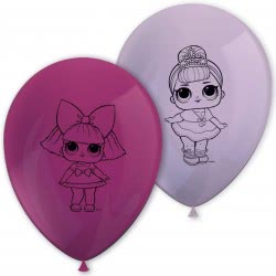 PROCOS Balloons L.O.L. Glitterati MGA Entertainment 8 Pieces 090864 5201184908648