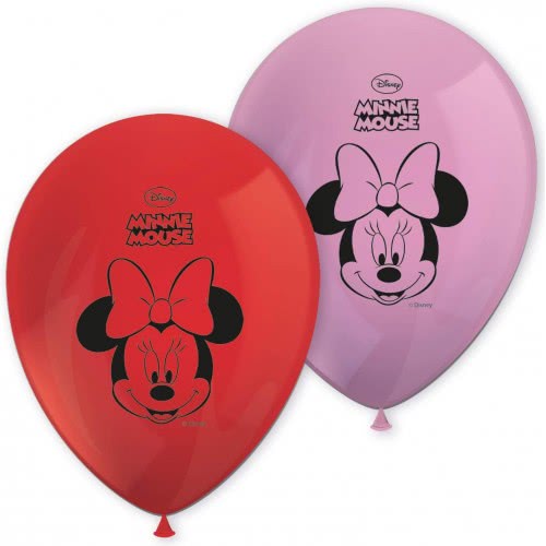 PROCOS Μπαλόνια Τυπωμένα Disney Minnie Dots 28 Εκ. 8Τμχ 084934 5201184849347