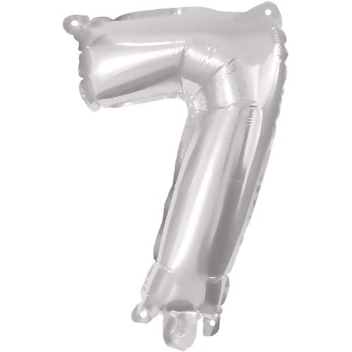 PROCOS Μπαλόνι Decorata Silver Foil 96Εκ. Νο 7 Ασημί 092473 5201184924730