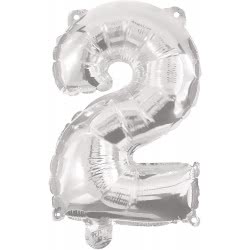 PROCOS Balloon Decorata Silver Foil 96Εκ. Νο 2 092468 5201184924686