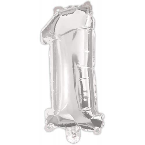 PROCOS Balloon Decorata Silver Foil 96Εκ. Νο 1 092467 5201184924679