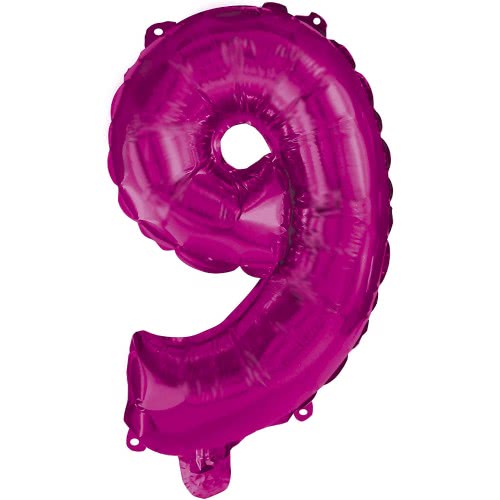 PROCOS Balloon Decorata Hot Pink Foil 96Εκ. Νο 9 Pink 092495 5201184924952
