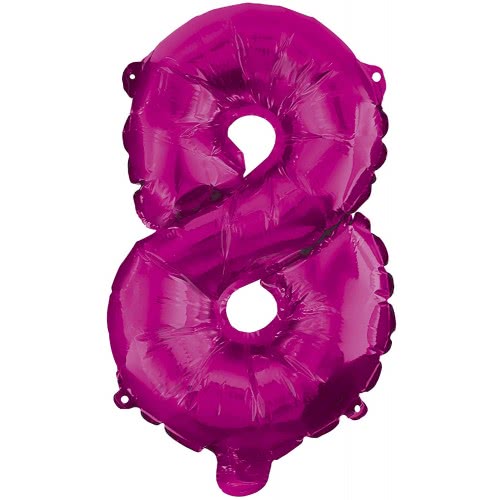 PROCOS Balloon Decorata Hot Pink Foil 96Εκ. Νο 8 Pink 092494 5201184924945