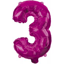 PROCOS Μπαλόνι Decorata Hot Pink Foil 96Εκ. Νο 3 Ροζ 092489 5201184924891