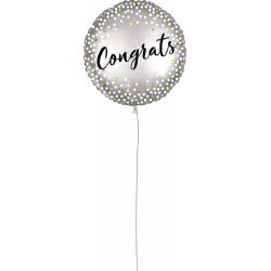 PROCOS Balloon Decorata Foil Congrats Metallic Spors 46Εκ. 1 Piece 092421 5201184924211
