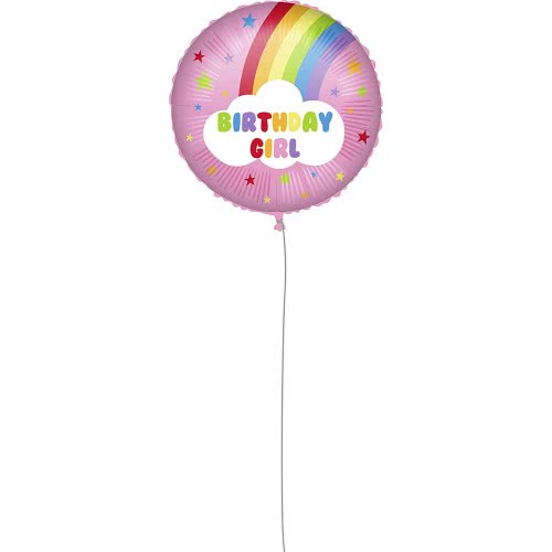 PROCOS Μπαλόνι Decorata Foil Birthday Girl Rainbow 46Εκ. 1Τμχ 092418 5201184924181