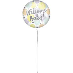 PROCOS Balloon Decorata Foil Welcome Baby Balloons 46Εκ. 1Τμχ 092440 5201184924402