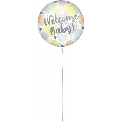 PROCOS Μπαλόνι Decorata Foil Welcome Baby Balloons 46Εκ. 1Τμχ 092440 5201184924402