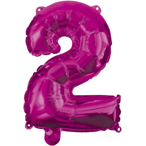 PROCOS Balloon Decorata Hot Pink Foil 96 Cm Νο 2 Ροζ 092488 5201184924884