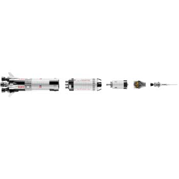 LEGO Ideas Nasa Apollo Saturn V 92176 5702016956337