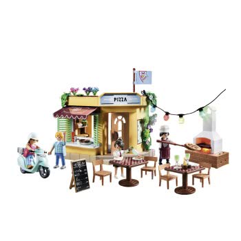 Playmobil Easter Candle City Life Pizzeria With Garden Restaurant 10467 4008789104670