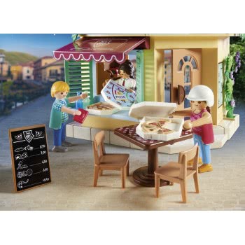 Playmobil Σετ Λαμπάδα City Life Πιτσαρία 10467 4008789104670