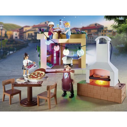 Playmobil Σετ Λαμπάδα City Life Πιτσαρία 10467 4008789104670