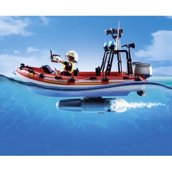 Playmobil Σετ Λαμπάδα City Life Πυροσβεστικό Σκάφος Και Ελικόπτερο 10466 4008789104663