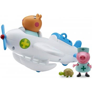 Giochi Preziosi Peppa Pig Dr Hamster Veterinary Plane PPC96000 8056379116332