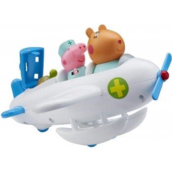 Giochi Preziosi Peppa Pig Dr Hamster Veterinary Plane PPC96000 8056379116332