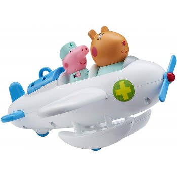 Giochi Preziosi Peppa Pig Dr Hamster Veterinary Plane PPC96000 8056379116332