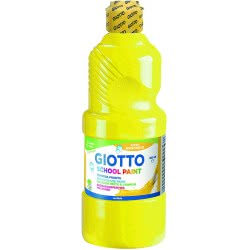 Giotto Tempera Lavabile Da 500Ml, Yellow 000535302 8000825535314