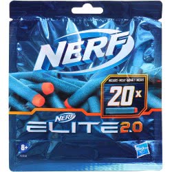Hasbro Nerf Elite 2.0 20Er Dart Refill Pack - Περιέχει 20 Darts Nerf Elite 2.0 F0040 5010993767847