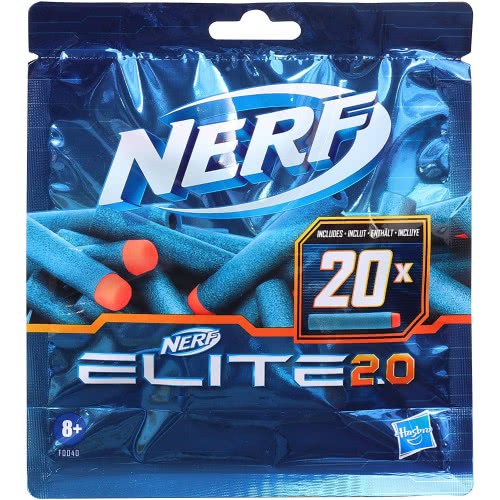 Hasbro Nerf Elite 2.0 20Er Dart Refill Pack - Περιέχει 20 Darts Nerf Elite 2.0 F0040 5010993767847