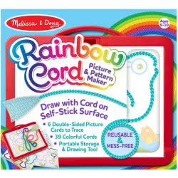 Melissa and Doug Rainbow Cord And Picture Pattern Maker Arts And Crafts 40619 000772406192