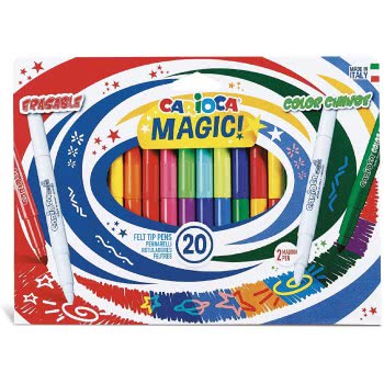 CARIOCA Stereo Magic 20 Special Erasable Change Color Ink Markers 41369 8003511413699