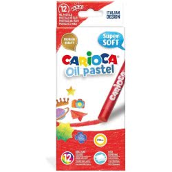 CARIOCA Λαδοπαστέλ 10Mm 12 Χρώματα C43277 8003511432775