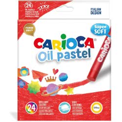 CARIOCA Oil Pastels 24 Units C43278 8003511432782