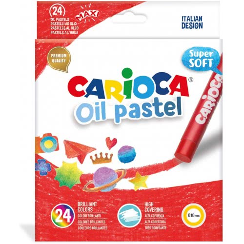 CARIOCA Oil Pastels 24 Units C43278 8003511432782